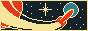 (retro-scifi rocket)